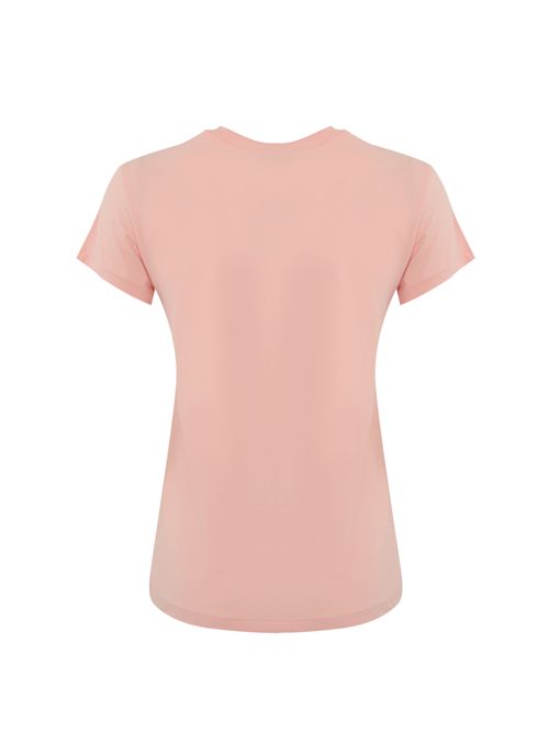T-shirt con logo pony in cotone Pink POLO RALPH LAUREN | 211898698004